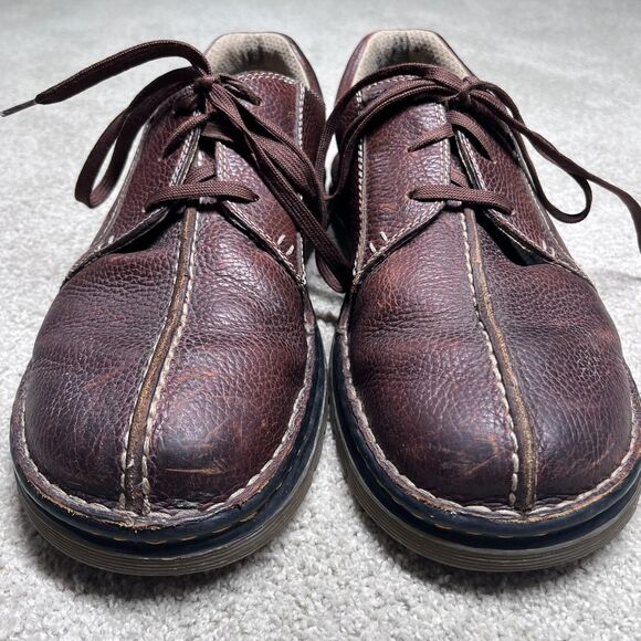 Dr. Doc Martens Ripley Leather Oxford Shoes Mens 11 Brown Split Toe Lace Up main image 13